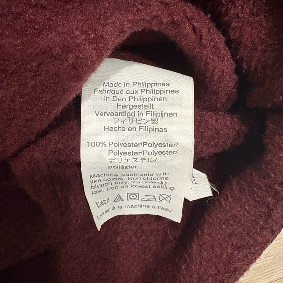 J. Crew Men's Maroon Zip-Up Sweater - Picture 3 of 6